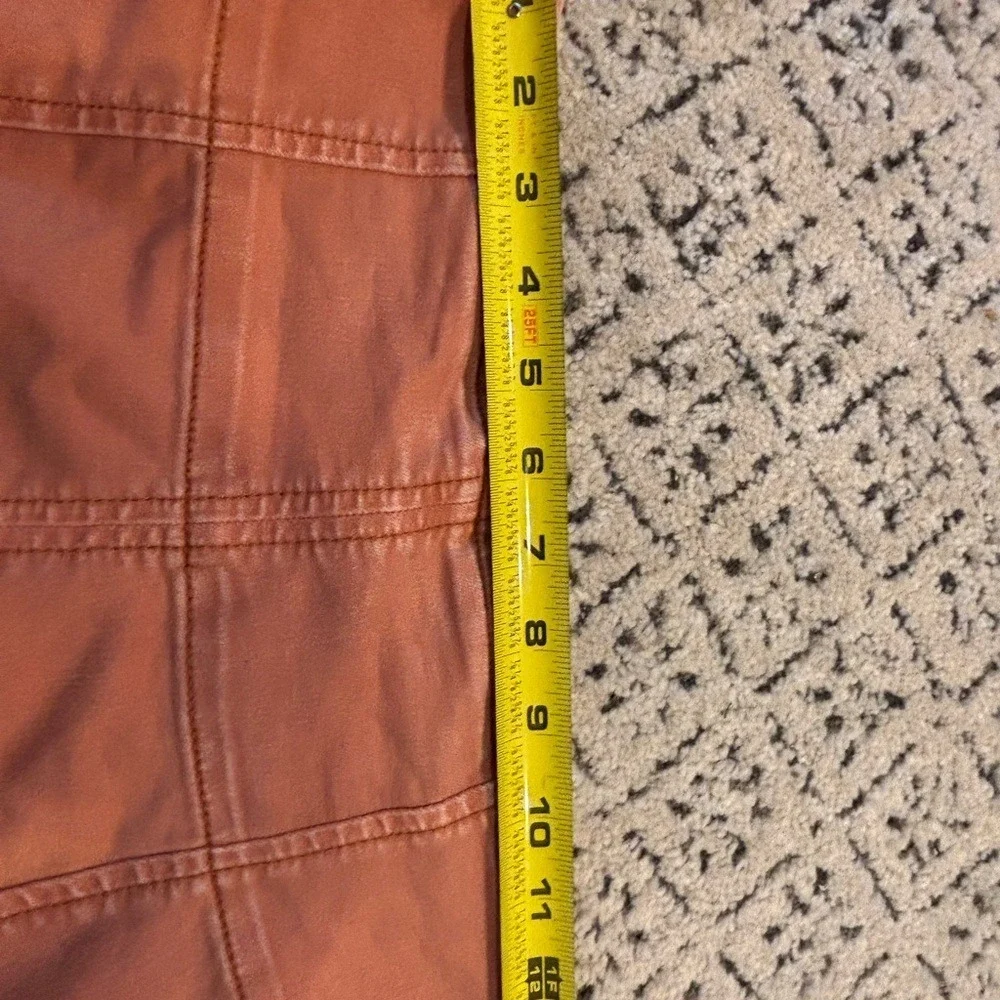 Free People Seamed Mini Skirt - modern femme-terracotta‎ - Size 4